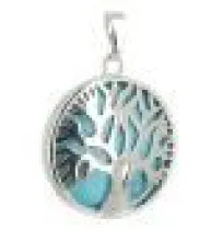 Pendentif Arbre de Vie PierreTurquoise Sinkiang