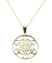 Pendentifs Metatron Doré