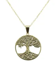 Pendentifs Arbre de vie Doré