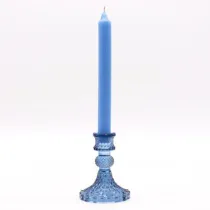 Porte-bougie vintage  Bleu