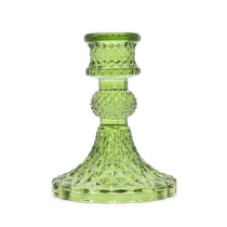 Porte-bougie vintage  Vert Jade