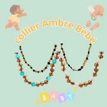 Collier  ambre bébé