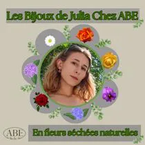 Bijoux fleurs sechées naturelles